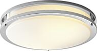 Oracle 2-Light LED Ceiling Mount in Polished Chrome