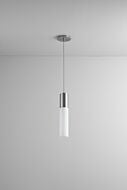 Magnum 1-Light LED Pendant in Satin Nickel