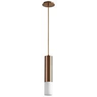 Opus 1-Light LED Pendant in Satin Copper