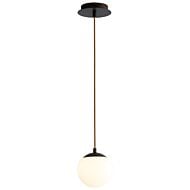 Luna 1-Light LED Pendant in Oiled Bronze