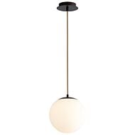 Luna 1-Light LED Pendant in Oiled Bronze