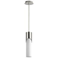 Ellipse 1-Light LED Pendant in Polished Nickel