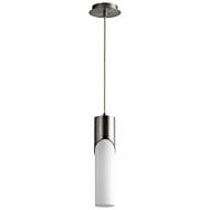 Ellipse 1-Light LED Pendant in Satin Nickel