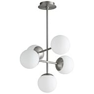 Nebula 5-Light LED Pendant in Satin Nickel