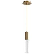 Spirit 1-Light LED Pendant in Aged Brass