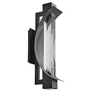 Albedo 1-Light LED Outdoor Wall Sconce in Black