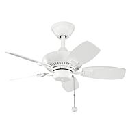 Kichler Canfield 30 inch Ceiling Fan in White Finish