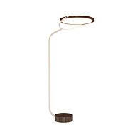 Naia LED Floor Lamp in American Walnut