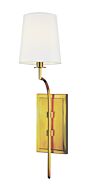 Hudson Valley Glenford 22 Inch Wall Sconce in Aged Brass