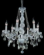 Verona 6-Light Chandelier in Chrome