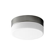 Zuri 1-Light LED Ceiling Mount in Satin Nickel