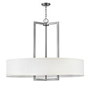 Hinkley Hampton 9-Light Pendant In Antique Nickel