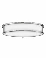 Hinkley Lowell 4-Light Flush Mount Ceiling Light In Chrome