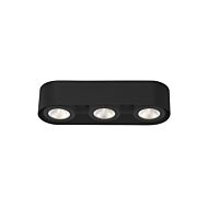 Nymark 3-Light LED Ceiling Light in Black