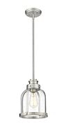 Z-Lite Burren 1-Light Mini Pendant Light In Brushed Nickel