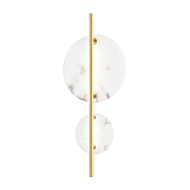 Hudson Valley Croft Wall Sconce in Aged Brass