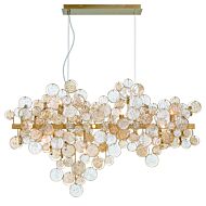 Eurofase Trento 12 Light Chandelier in Gold