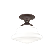 Hudson Valley Petersburg Ceiling Light in Old Bronze