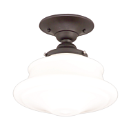 Hudson Valley Petersburg Ceiling Light in Old Bronze