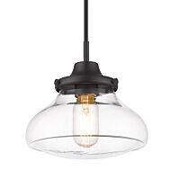 Nash 1-Light Pendant in Matte Black