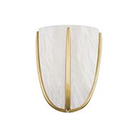 Wheatley 1-Light Wall Sconce in Aged Brass