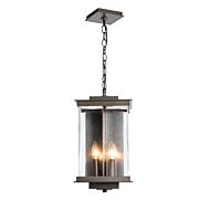 Hubbardton Forge Kingston Outdoor Large Lantern in Coastal Bronze