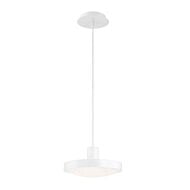 Eurofase Sandstone 1 Light Pendant in White