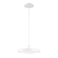 Eurofase Sandstone 1 Light Pendant in White