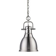 Golden Duncan 17 Inch Mini Pendant in Pewter