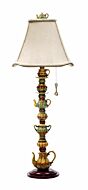 Tea Service 1-Light Table Lamp in Multicolor