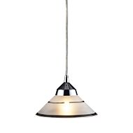 Refraction 1-Light Mini Pendant in Polished Chrome