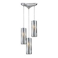 Chromia 3-Light Pendant in Polished Chrome