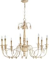 Eight Light Chandelier by Quorum