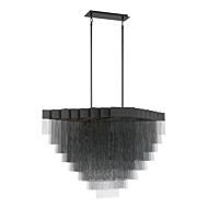 Eurofase Bloomfield 22 Light Chandelier in Black