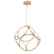 Eurofase Glenview 6 Light Pendant in Gold