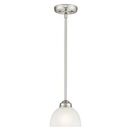 Somerset 1-Light Mini Pendant in Brushed Nickel