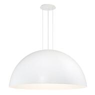 Laverton 5-Light Pendant in White With White