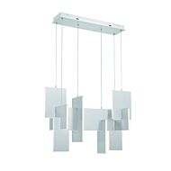 Eurofase Coburg 1 Light Chandelier in Aluminum