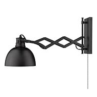 Hawthorn 1-Light Wall Sconce in Matte Black