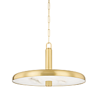 Reynolds 1-Light Pendant in Aged Brass