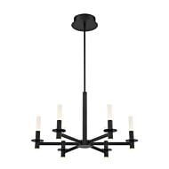 Eurofase Torna 6 Light Chandelier in Black