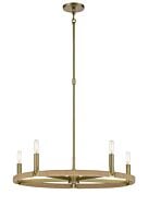 Minka Lavery 5 Light Transitional Chandelier in Soft Brass