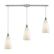 Vesta 3-Light Pendant in Satin Nickel