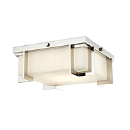 Hudson Valley Delmar 10 Inch Ceiling Light in Polished Nickel