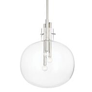 Hempstead 3-Light Pendant in Polished Nickel