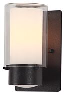 DVI Essex Outdoor 1-Light Outdoor Wall Sconce in Hammered Black