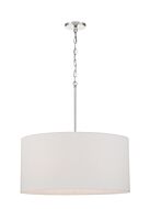 Minka Lavery 6 Light Pendant Light in Polished Nickel