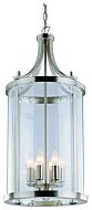 DVI Niagara 3-Light Foyer Pendant in Satin Nickel