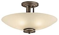 Four Light Semi Flush Mount by Kichler