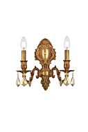 Monarch 2-Light Wall Sconce in French Gold